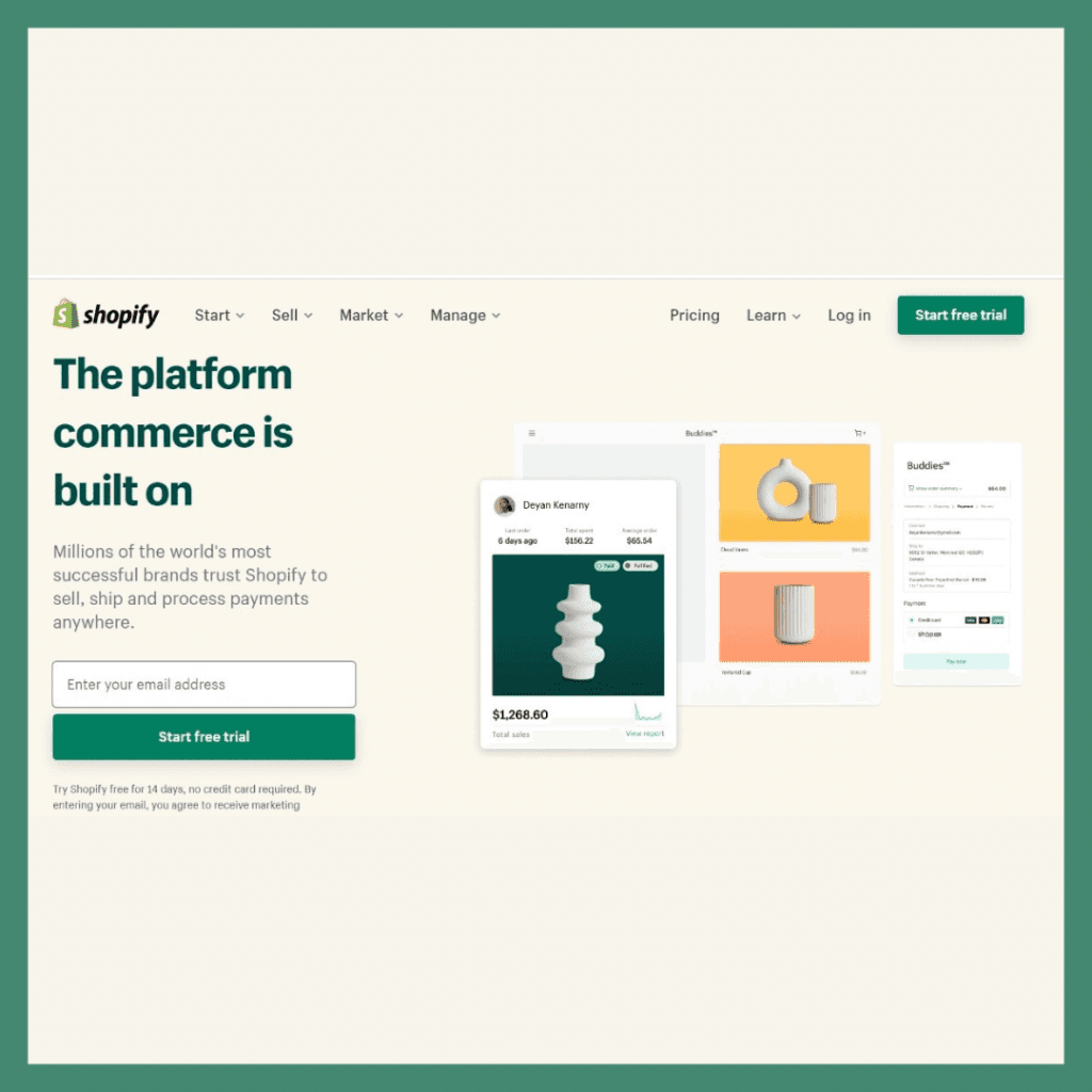 A Shopify Screenshot