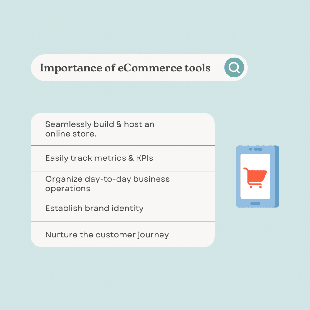 Importance of eCommerce tools